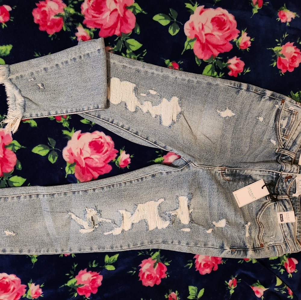 NWT Judy Blue Distressed Skinny Jeans